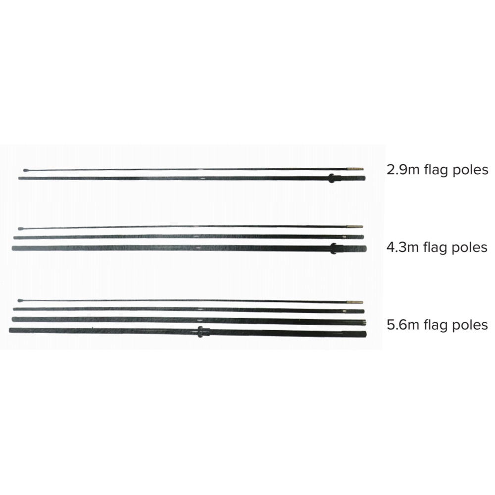 Drip type beach flagpole (full glass fiber pole)