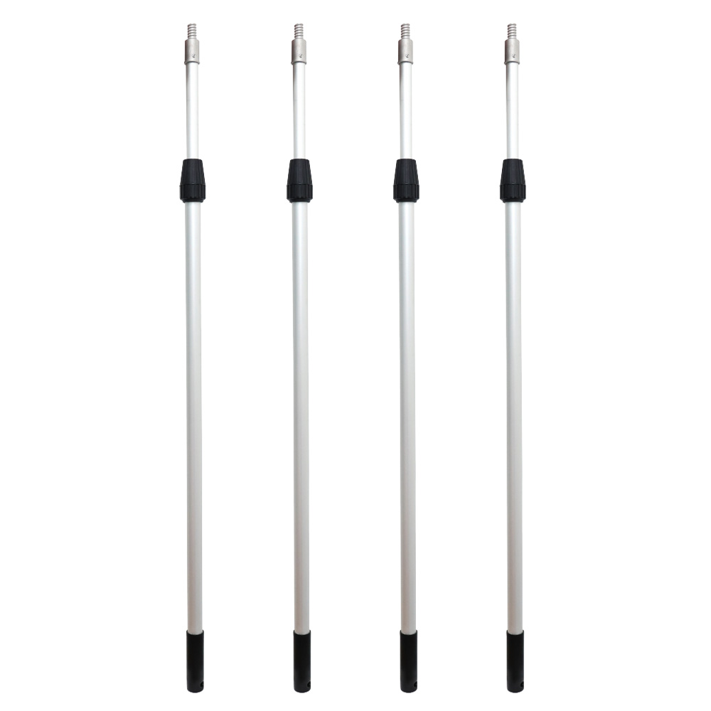 Rotating outer lock, inner and outer aluminum tubes, two telescopic rods MLD-003