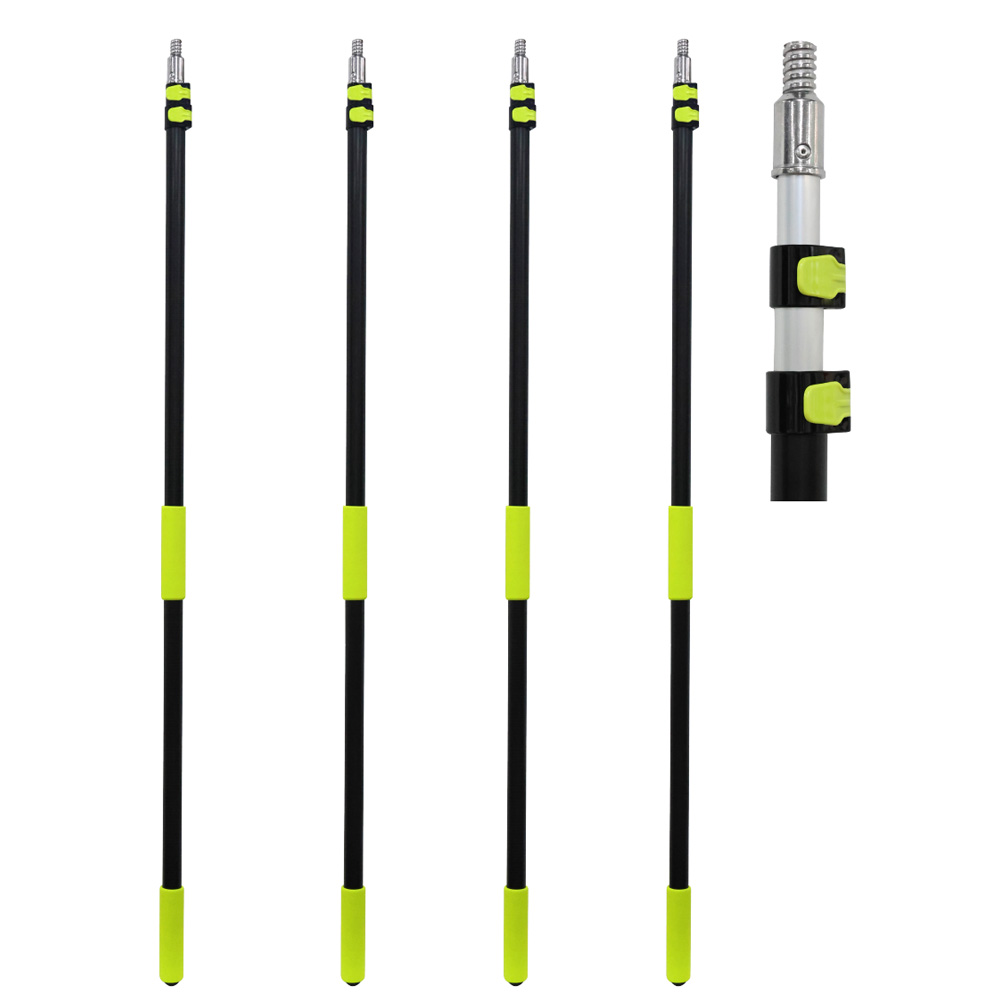 New 3-section outer lock, 3.6m/4m/4.8m aluminum alloy telescopic rod MLD-010